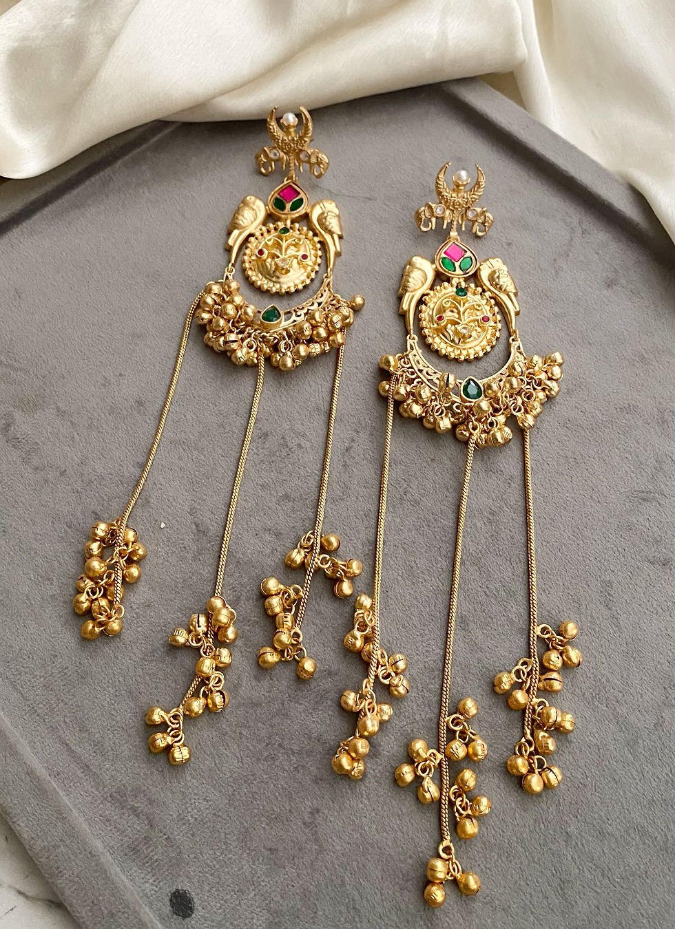 Thumbnail: Ridhika Golden Earrings
