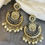 Thumbnail: Gauri Kundan and Meenakari Chandbali Earrings
