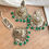 Thumbnail: Dhwani Mirror Earrings and maangtika set