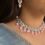 Thumbnail: Ira Silver Polki Necklace set