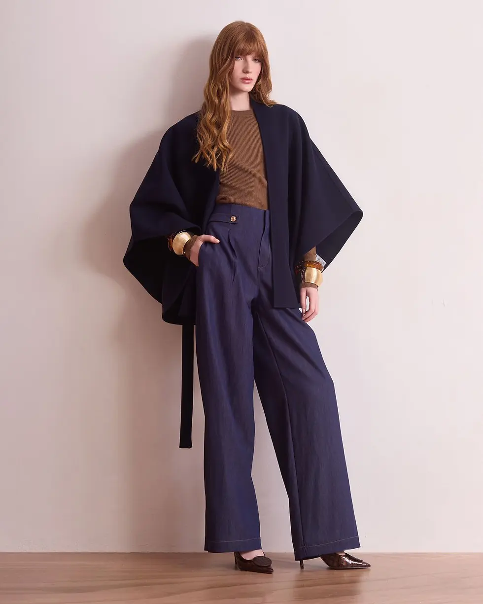 Miniatura: Calça Pantalona Pregas