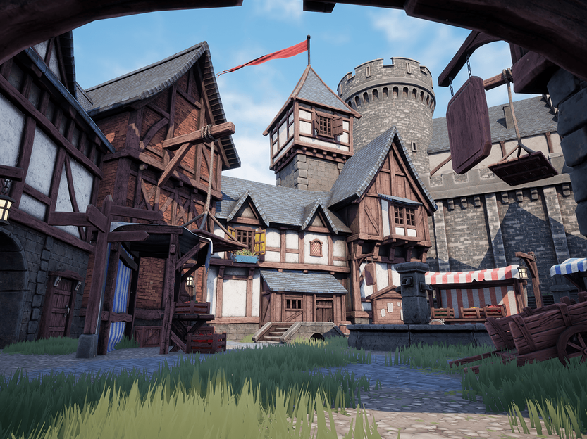 medieval fantasy town