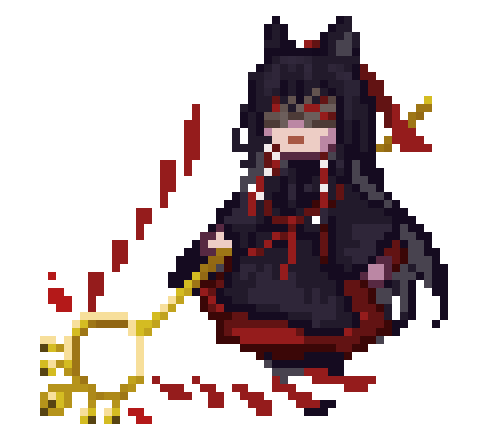 흑호 도트(gif).gif