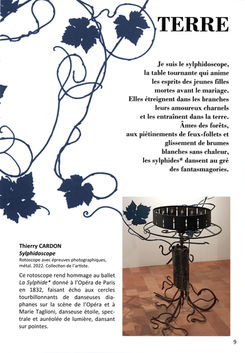 TERRE, "Sylphidoscope",
catalogue, 2024, p. 09