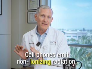 Cell phones emit non-ionizing radiation