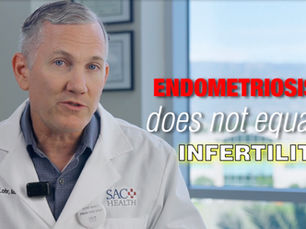 Dr. Jason Lohr presenting "Endometriosis does not equal INFERTILITY" for SAC Health Answers.