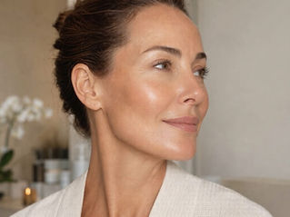 Woman with firm, healthy, luminous skin after collagen biostimulator treatment at Sebastian Rose Medical Aesthetics Cardiff