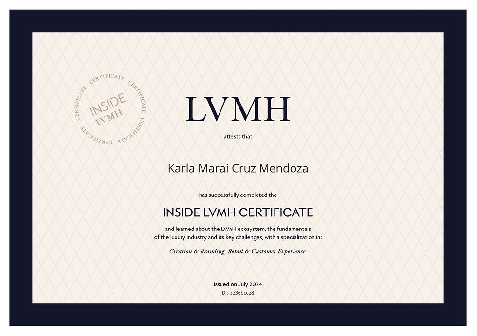 LVMHCertificate