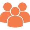 Orange People Icon