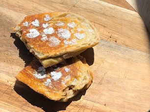 Fried Peanut Butter and Banana Sandwich 