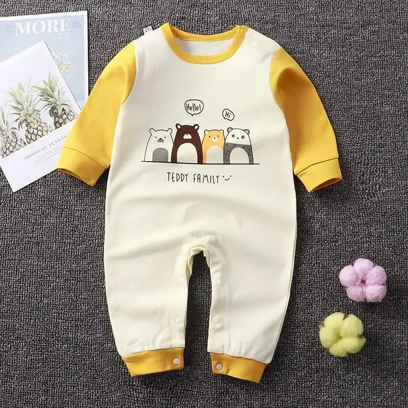 Miniatura: Pelele de algodón puro con dibujos animados,  unisex.