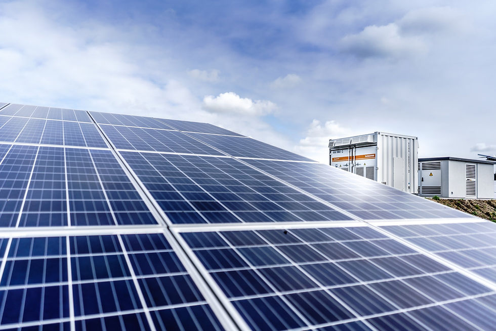 Solar panels with energy monitoring system