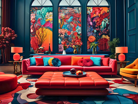 Dancing colours and harmonious chaos: crafting cohesive interior design with flair