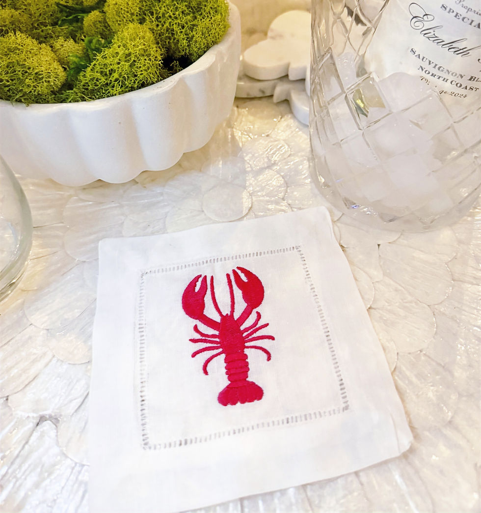 Thumbnail: Custom Cocktail Napkins Set