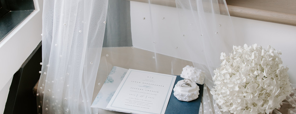 Elevated backyard wedding design at a Michigan family home