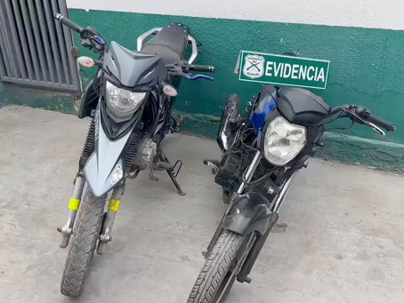 Recuperan dos motos robadas en Antofagasta: tres sujetos huyeron al advertir presencia de Carabineros