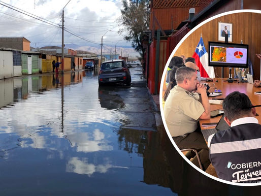 Autoridades comienzan coordinaciones para enfrentar las lluvias estivales en la provincia El Loa