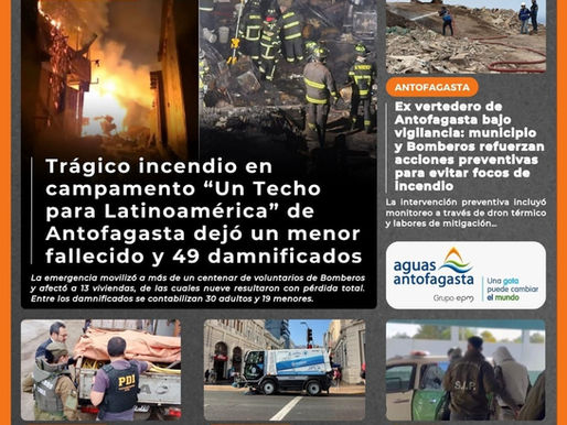 Portada N°874 de Radio Antofagasta Online para hoy sábado 13 de junio de 2026