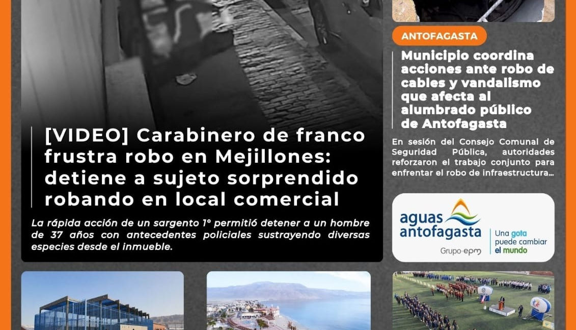 Portada N°863 de Radio Antofagasta Online para hoy sábado 30 de mayo de 2026