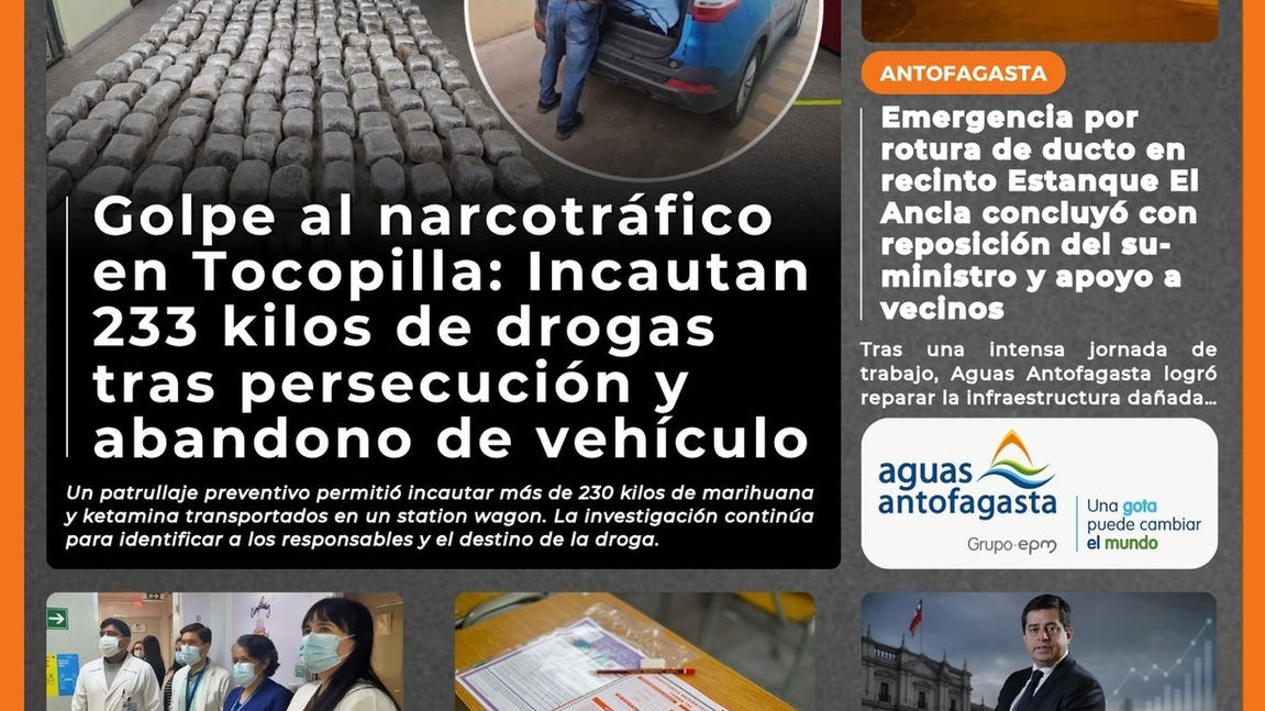 Portada N°902 de Radio Antofagasta Online para hoy sábado 18 de julio de 2026