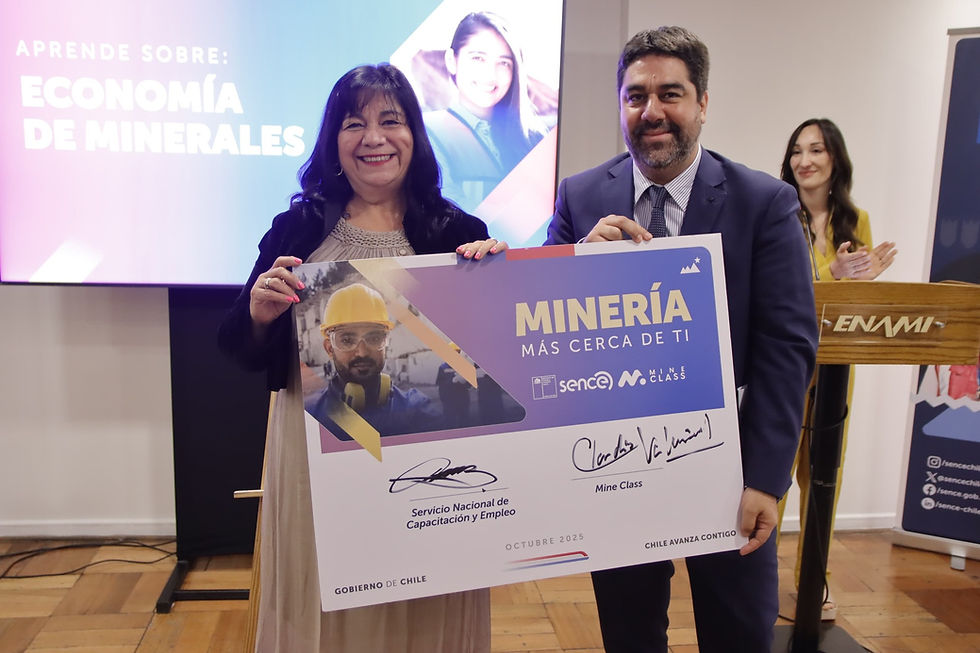 SENCE anuncia ocho nuevos cursos en minería gratuitos, en línea y con cupos ilimitados