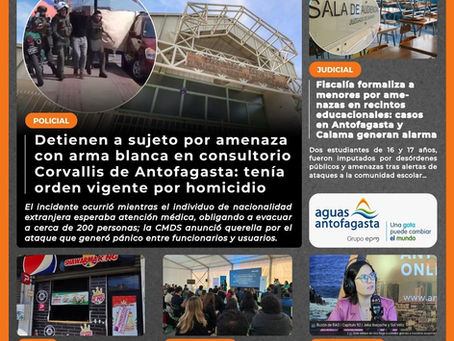 Portada N°828 de Radio Antofagasta Online para hoy viernes 17 de abril de 2026
