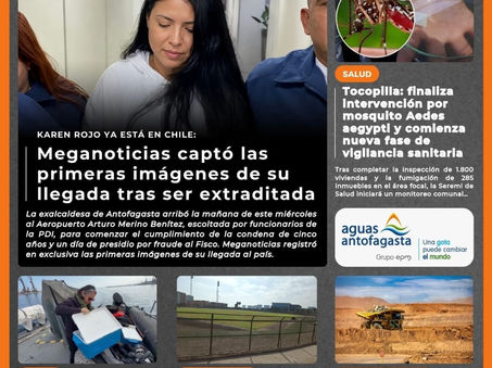 Portada N°900 de Radio Antofagasta Online para hoy jueves 16 de julio de 2026