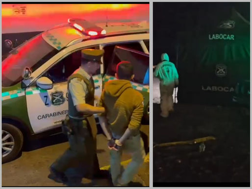 CAPTURADO PRESUNTO RESPONSABLE DE HOMICIDIO EN LA CHIMBA: OPERATIVO SE REALIZÓ EN CONJUNTO CON CARABINEROS Y FISCAL ECOH.