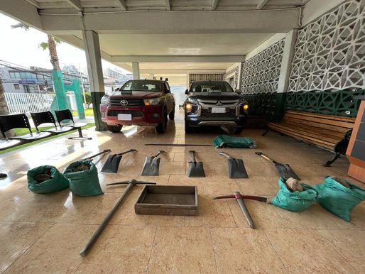 11 SUJETOS FUERON SORPRENDIDOS ROBANDO COBRE AL INTERIOR DE UNA PROPIEDAD MINERA EN ANTOFAGASTA