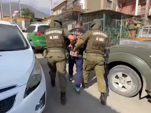 PERSONAL DEL OS9 DE CARABINEROS LOGRA DETENCIÓN DE PELIGROSO SUJETO CON AMPLIO PRONTUARIO POLICIAL