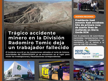 Portada N°965 de Radio Antofagasta Online para hoy viernes 2 de octubre de 2026
