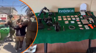 Detienen a dos sujetos por el robo millonario de equipos tecnológicos a un turista extranjero en Calama