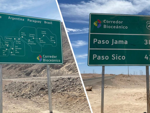Instalan señalización del Corredor Bioceánico Capricornio en rutas de la región de Antofagasta