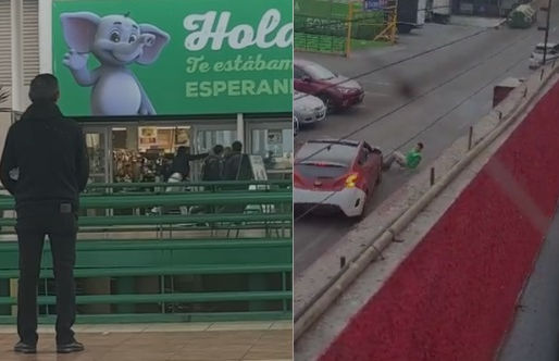 VIOLENTA RIÑA DE EXTRANJEROS SE REGISTRÓ AL INTERIOR DEL SUPERMERCADO JUMBO NORTE PUNTO DE ENCUENTRO