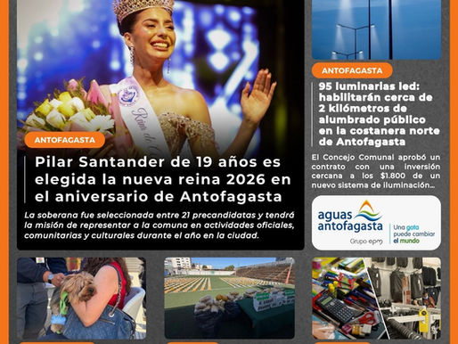 Portada N°775 de Radio Antofagasta Online para hoy miércoles 11 de febrero del 2026