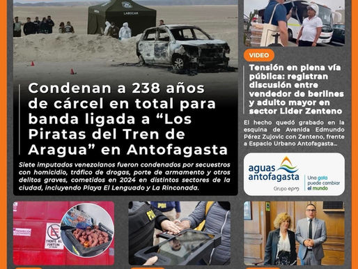Portada N°835 de Radio Antofagasta Online para hoy sábado 25 de abril de 2026