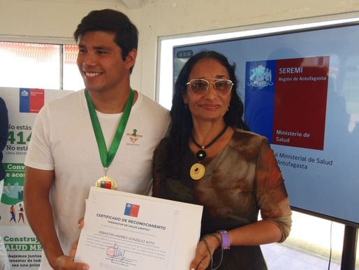 SALUD RECONOCE A JÓVENES DEPORTISTAS
COMO PROMOTORES DE SALUD MENTAL