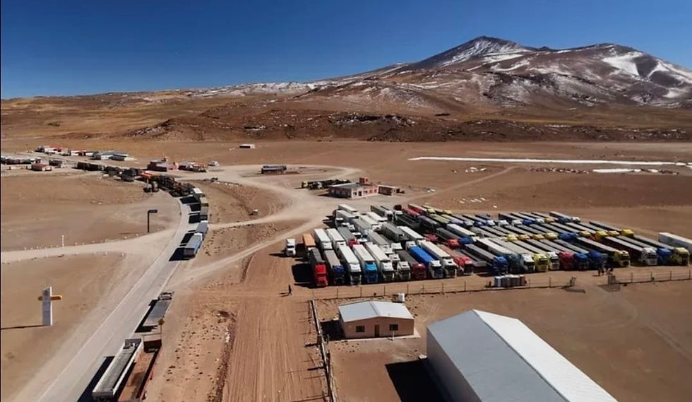 Paso Jama triplica trámites aduaneros en Antofagasta: cierre de pasos del sur aumenta ingreso de cargas