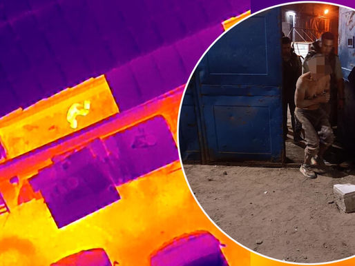 [VIDEO] Capturan a individuo oculto en entretecho de minimarket tras robo frustrado en sector La Chimba de Antofagasta