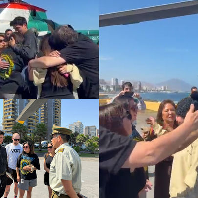 Está mañana arribaron a la ciudad los dos jóvenes extraviados en la región de Atacama