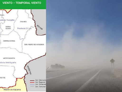 DECLARAN ALERTA TEMPRANA PREVENTIVA PARA LA PROVINCIA DE EL LOA Y COMUNAS DE ANTOFAGASTA Y TALTAL