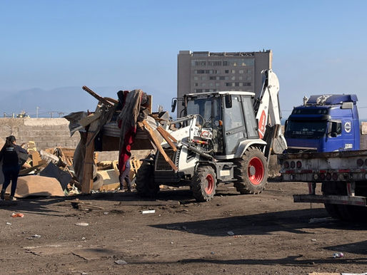 Erradican 13 rucos en distintos puntos de Antofagasta: vecinos denuncian inseguridad y microbasurales