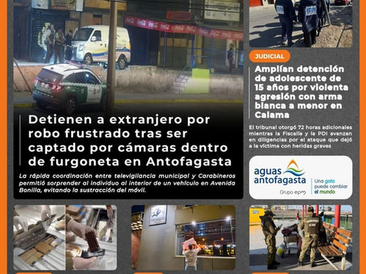 Portada N°817 de Radio Antofagasta Online para hoy sábado 4 de abril de 2026