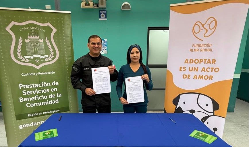Condenados con Pena Sustitutiva cumplirán trabajos comunitarios en fundación animalista de Mejillones