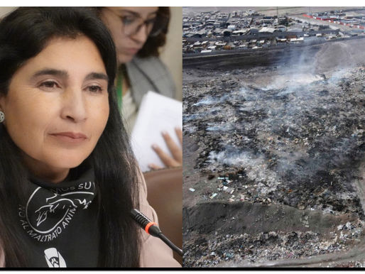 DIPUTADA AHUMADA SOBRE EX VERTEDERO LA CHIMBA: “LOS VECINOS ESTÁN COMIENDO HUMO TODOS LOS DÍAS”