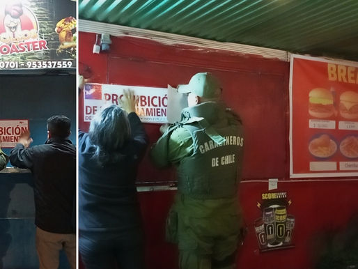 Dos food truck del sector La Chimba en Antofagasta dejaron de funcionar por graves falencias sanitarias