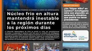 Portada N°920 de Radio Antofagasta Online para hoy sábado 8 de agosto de 2026