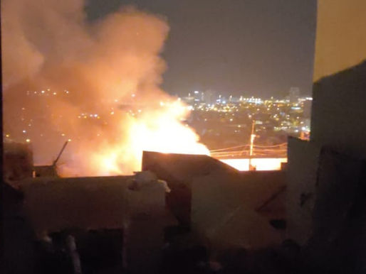 Incendio afectó a una vivienda esta madrugada en sector centro alto de la ciudad