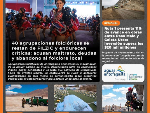 Portada N°848 de Radio Antofagasta Online para hoy martes 12 de mayo de 2026
