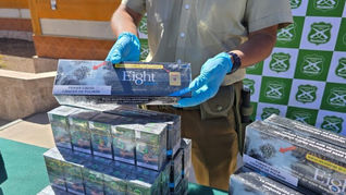 Investigan millonario cargamento de cigarrillos de contrabando abandonado en ruta de Calama